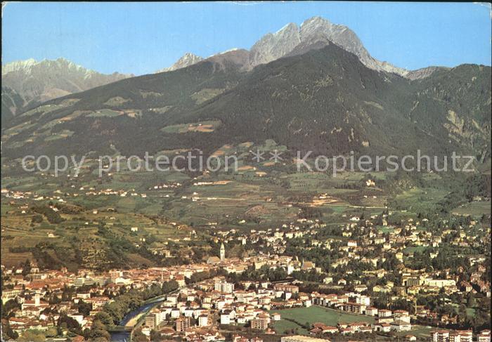 Meran Merano Panorama mit Ilfinger Sarntaler Alpen