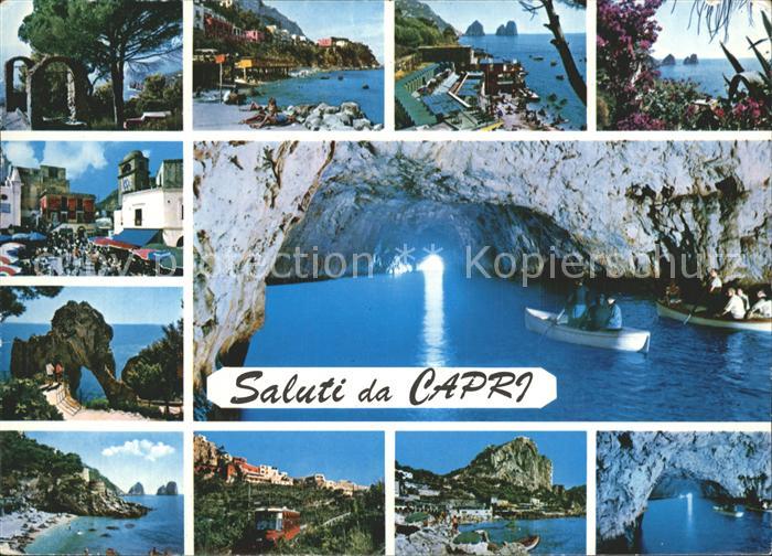 Capri Teilansichten Felseninsel Blaue Grotte