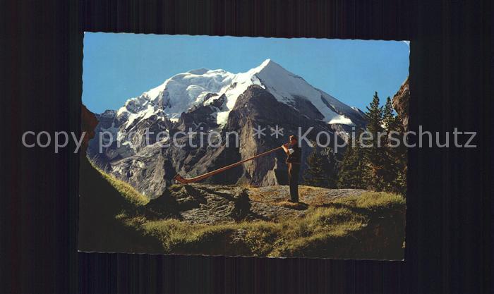 Alphorn Alphornblaeser Kandersteg Balmhorn Altels