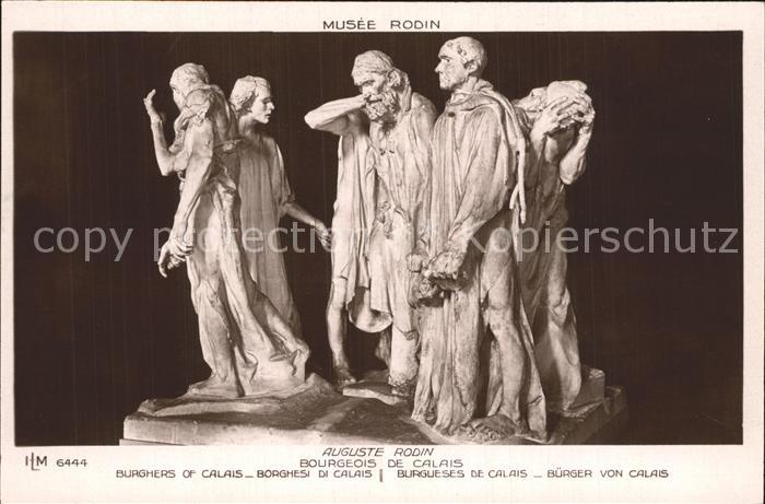 Skulpturen Bourgeois de Calais Auguste Rodin