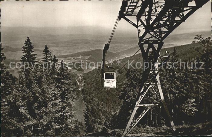 Seilbahn Schauinsland Schwarzwald