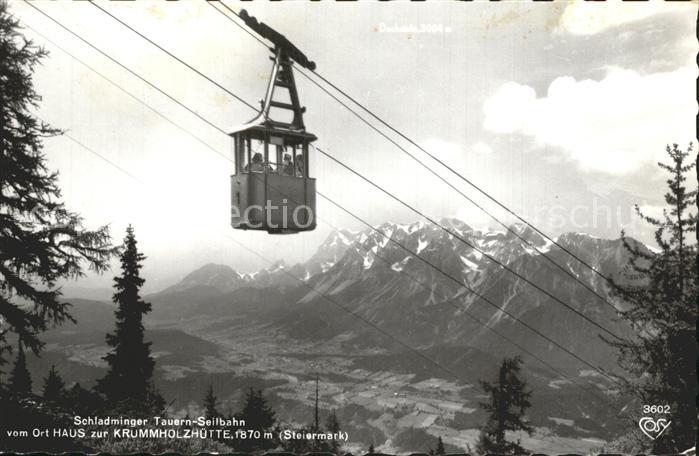 Seilbahn Schladminger Tauern Haus zur Krummholzhuette
