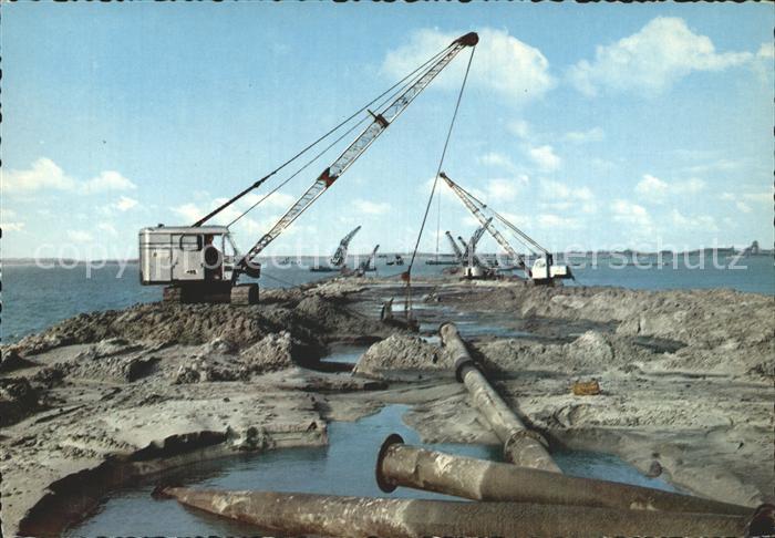 Hafenanlagen Kraene Zuiderzeewerken Aanleg Dijk