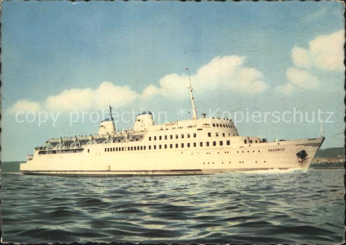 Faehre Ferry Bac Traghetto-- Eisenbahnfaehrschiff MS Sassnitz