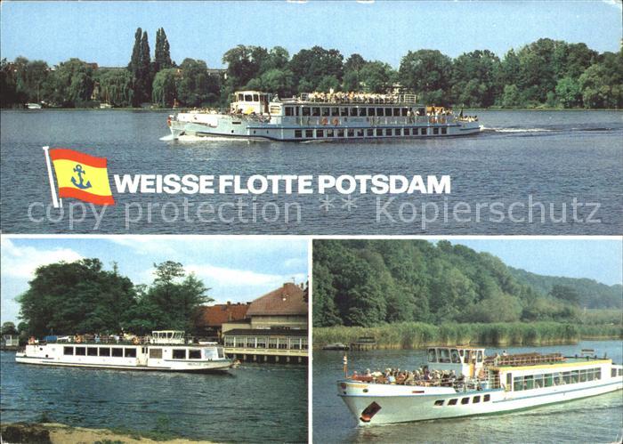 Motorschiffe Sanssouci Nedlitz Strandbad Ferch Weiss