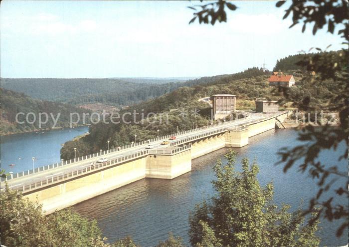 Talsperre Staudamm Rappbode-Talsperre