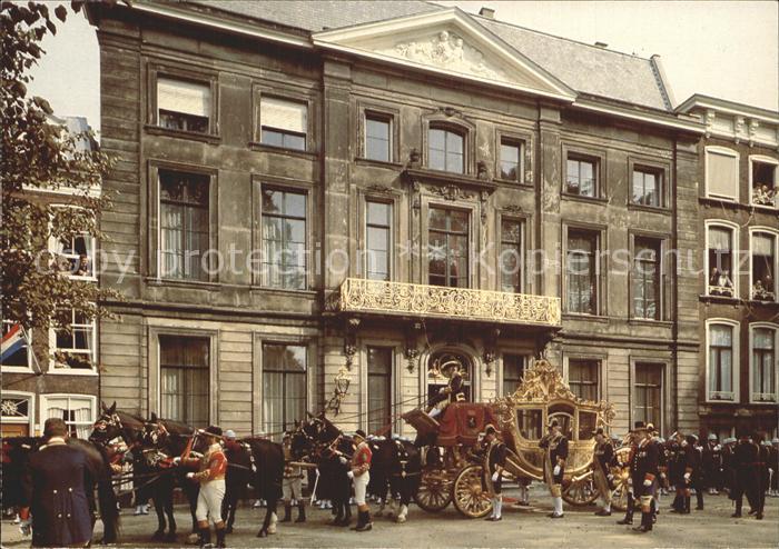 Pferdekutschen Den Haag Paleis Lange Voorhout