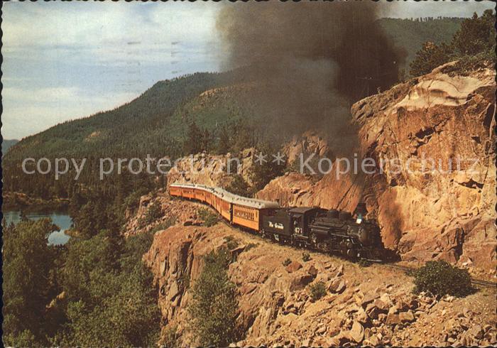 Lokomotive Narrow Gauge Railroad Durango to Silverton Colorado Lake Shalona
