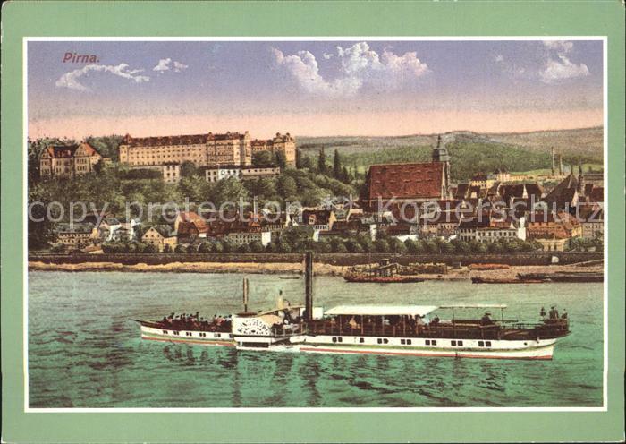 Dampfer Seitenrad Koenig Georg Pirna