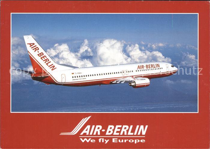 Flugzeuge Zivil Air-Berlin 737-800
