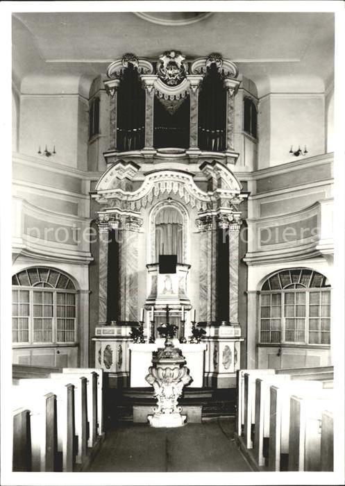 Kirchenorgel Kirche zur Heiligen Dreifaltigkeit Schmiedeberg Erzgebirge