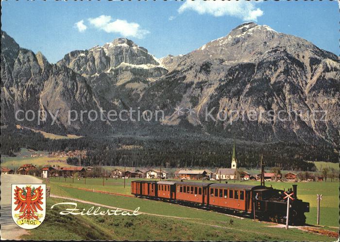 Eisenbahn Zillertalbahn Strass Rofangebirge Tirol