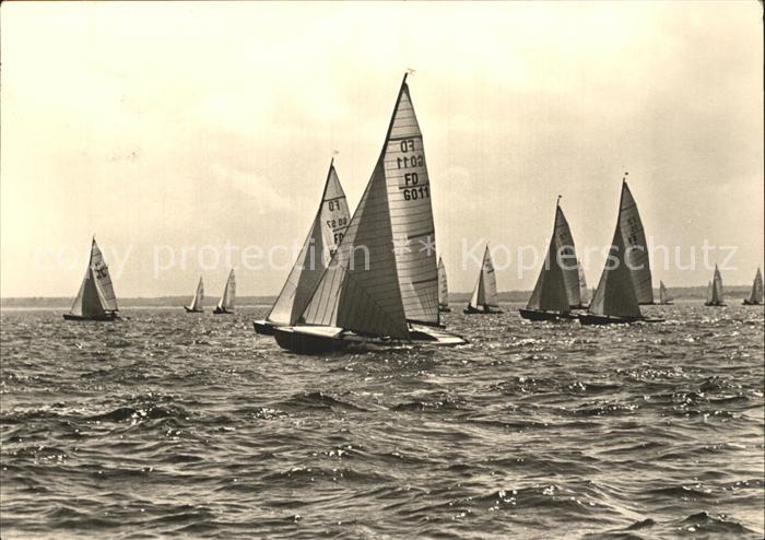 Segelboote Segelregatta Warnemünde