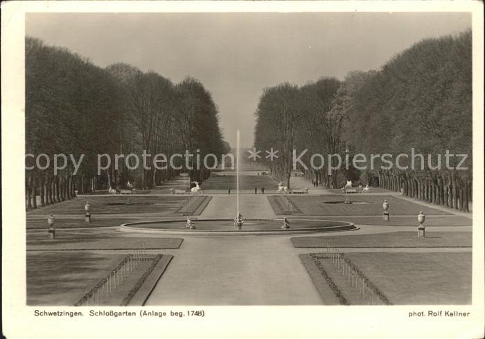Foto Kellner Rolf Nr. 2207 Schwetzingen Schlossgarten Anlage
