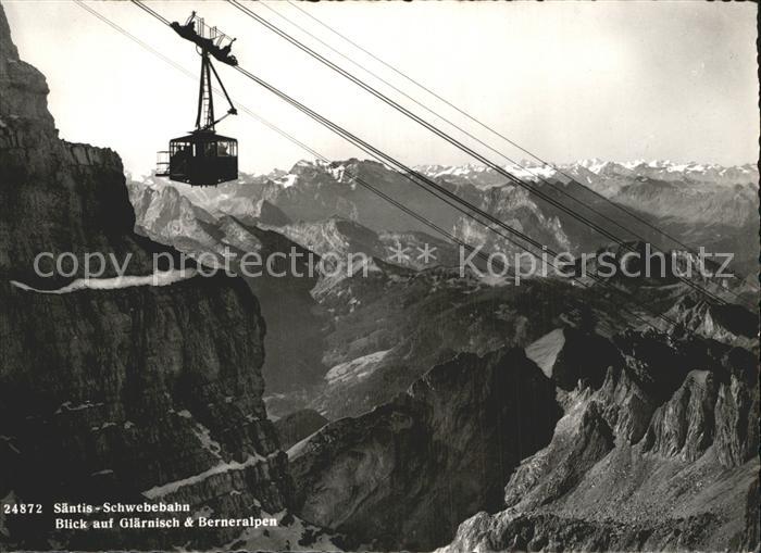 Seilbahn Saentis Glaernisch Berneralpen