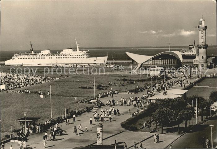 Faehre Ferry Bac Traghetto-- Warnemuende An der Mole Konsum-Gaststaette Teepott