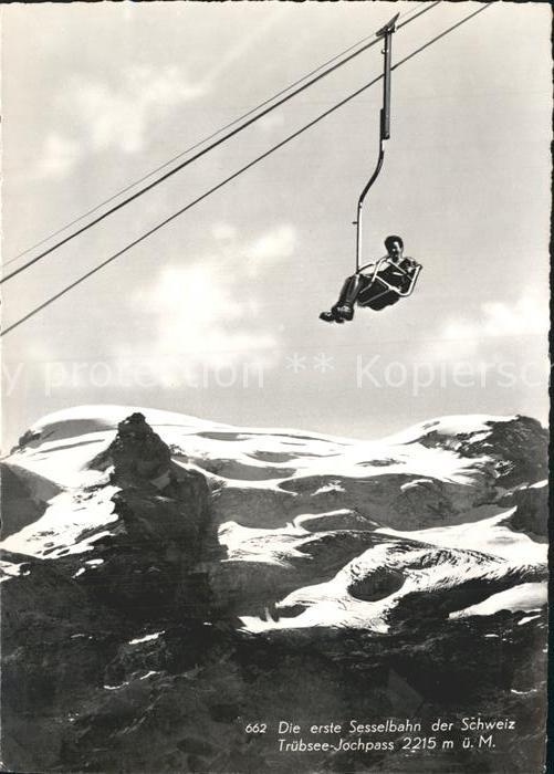 Sessellift Truebsee-Jochpass
