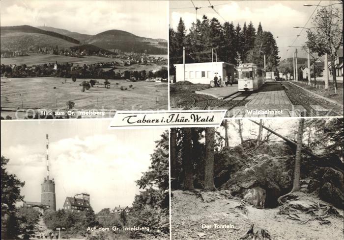 Strassenbahn Tabarz Waldbahnhof Grosser Inselsberg Torstein
