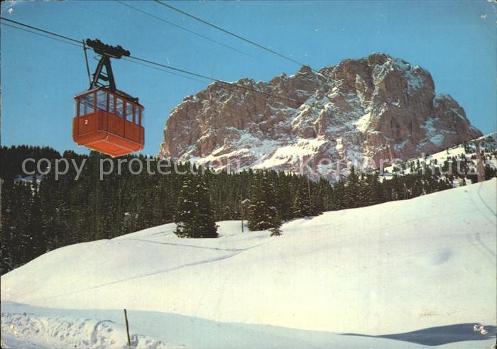 Seilbahn Dolomiti Funivia Plan de Gralba Sassolungo