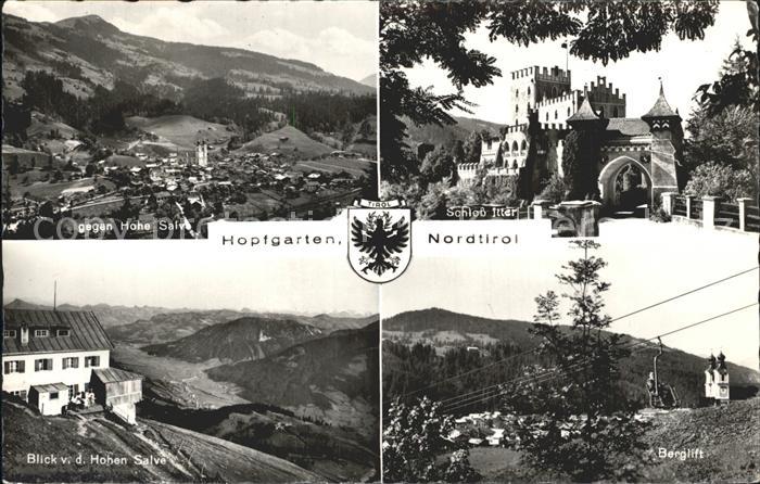 Hopfgarten Brixental Schloss Itter Hohe Salve Skilift