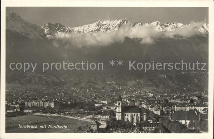 Innsbruck mit Nordkette