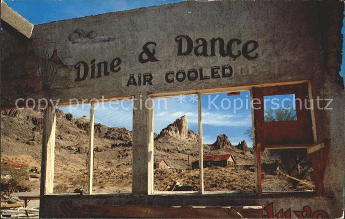 Oatman Dine and Dance Gold Mining Town Black Mountains
