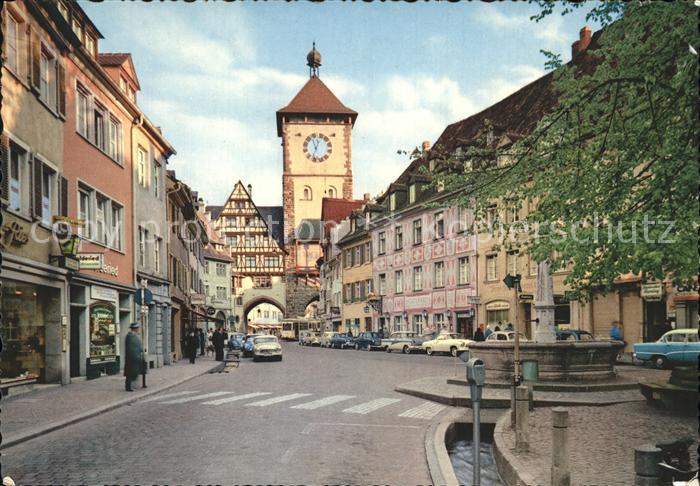 Freiburg Breisgau Oberlinden und Schwabentor