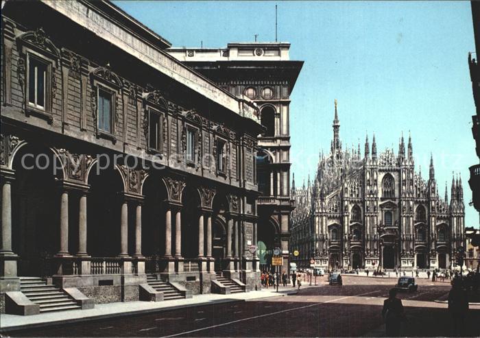 Milano Via Mercanti e Piazza del Duomo
