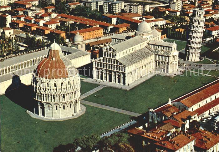 Pisa Fliegeraufnahme mit Schiefem Turm