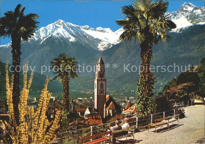 Merano Meran Tappeinerweg gegen Zielspitze