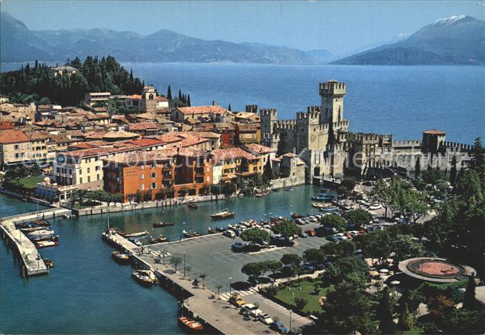 Sirmione Lago di Garda Fliegeraufnahme