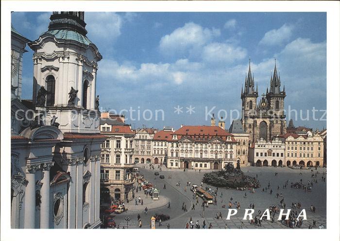 Praha Prahy Prague Alstaedter Ring mit Theinkirche