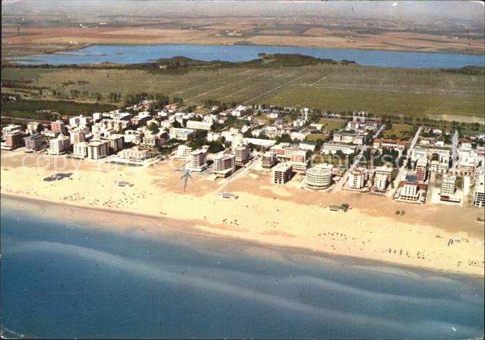 Bibione Fliegeraufnahme Lido und Hotels