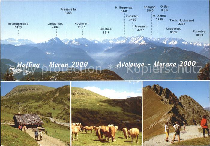 Merano Meran Wander und Tourengebiet Hafling Chalet Piffing