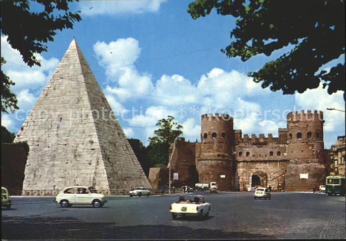Roma Rom Piramide di Caio Cestico e Porto S. Paolo