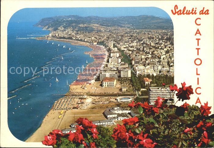 Cattolica Rimini Fliegeraufnahme Strand