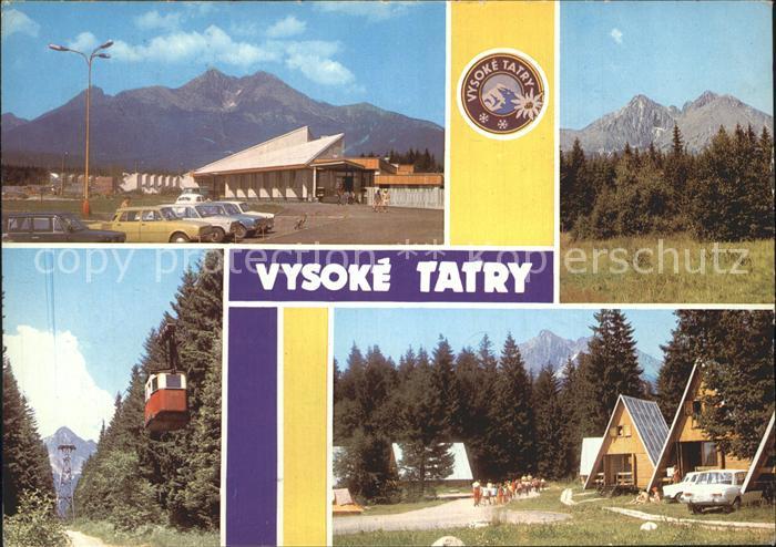 Vysoke Tatry Tatransky narodny park Bungalows Seilbahn