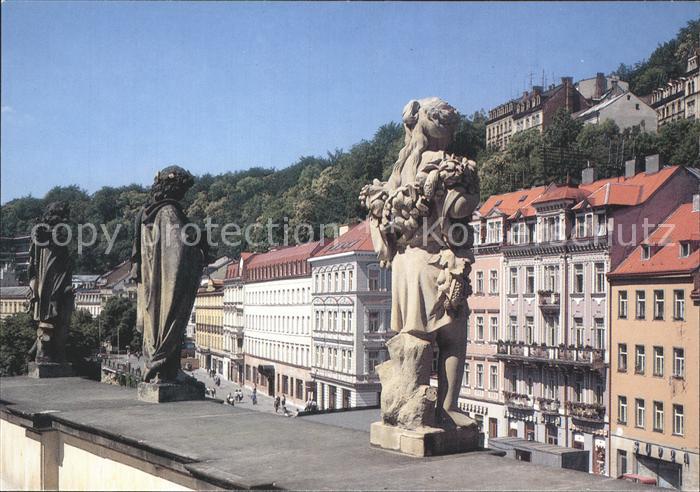 Karlovy Vary Blick von Muehlbrunnkolonnade