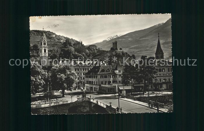 Merano Meran Partie an Bruecke