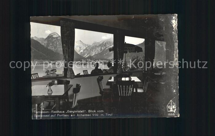 Pertisau Achensee Terrassen-Rasthaus Bergkristall