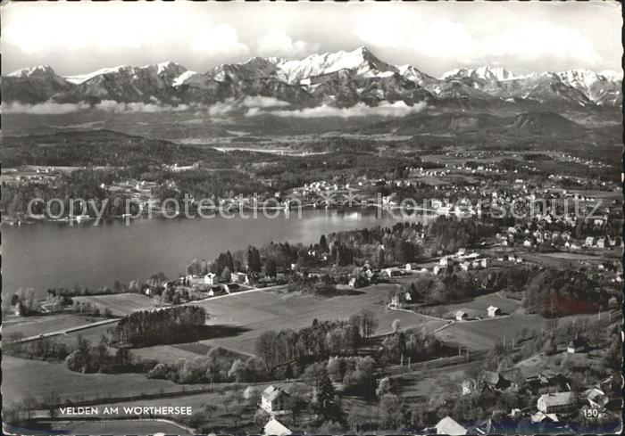 Velden Woerthersee Fliegeraufnahme