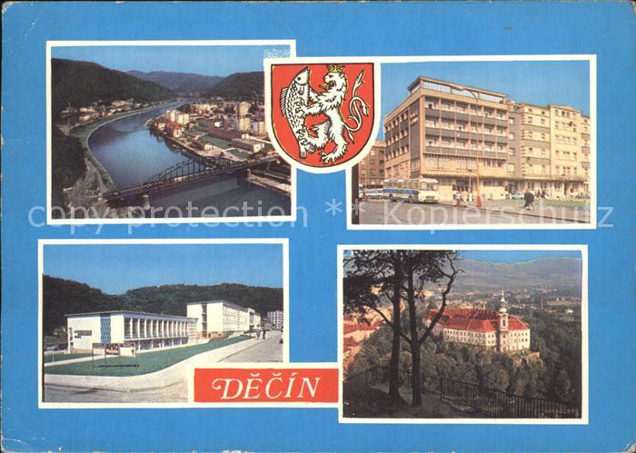Decin Boehmen Flusspartie
