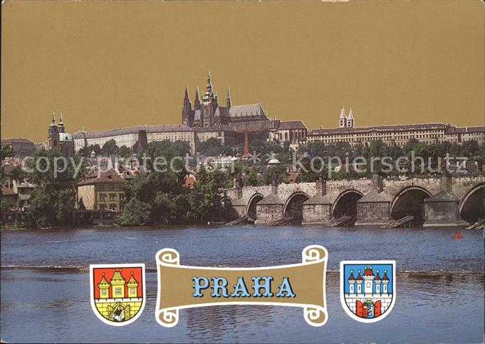 Praha Prahy Prague Partie an der Moldau