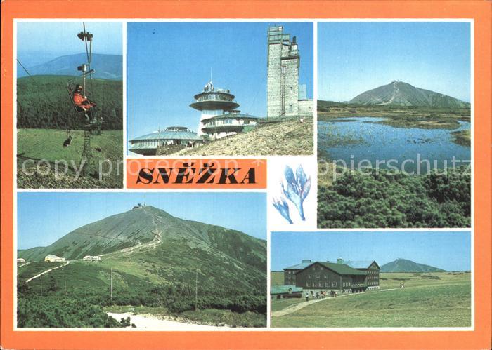 Snezka Schneekoppe Bergstation Sessellift Bergsee