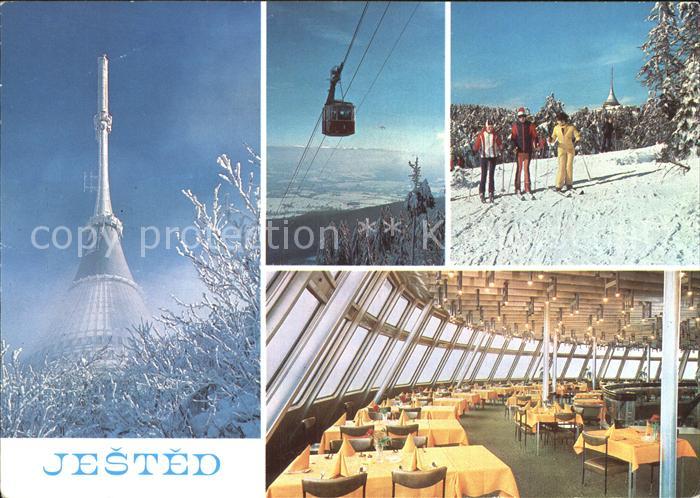 Jested Skigebiet Seilbahn Funkturm