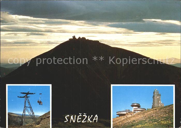 Snezka Schneekoppe Bergstation Seilbahn Krkonose