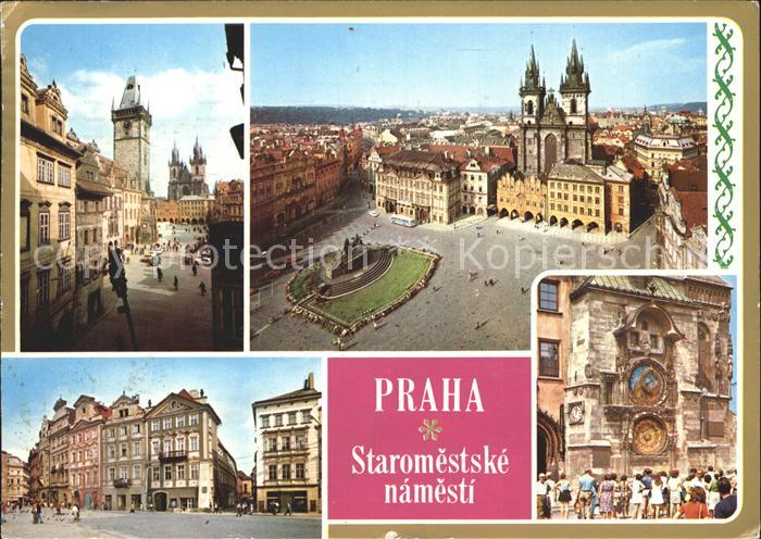 Praha Prahy Prague Straromestske Namesti