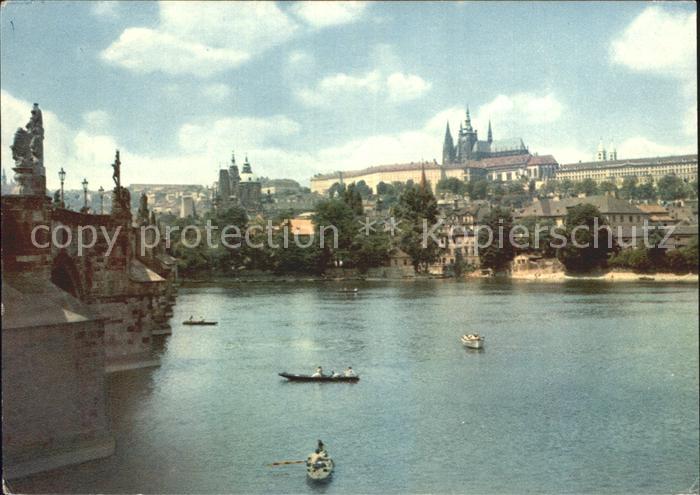 Praha Prahy Prague mit Burg Schloss
