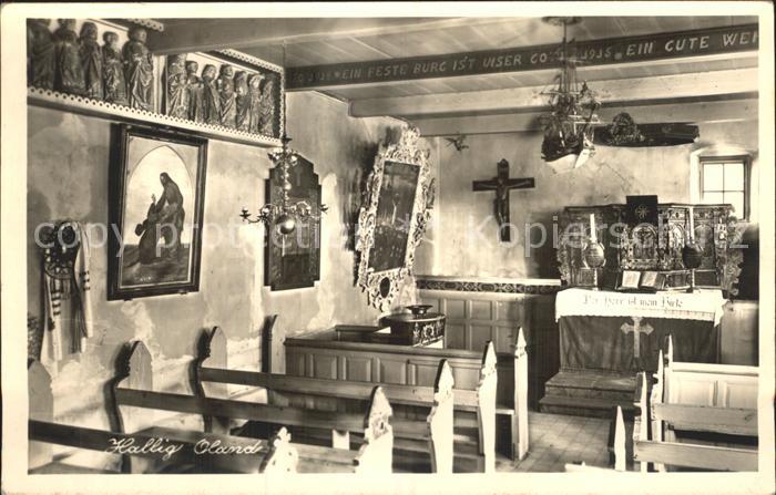 Hallig Oland Kapelle innen