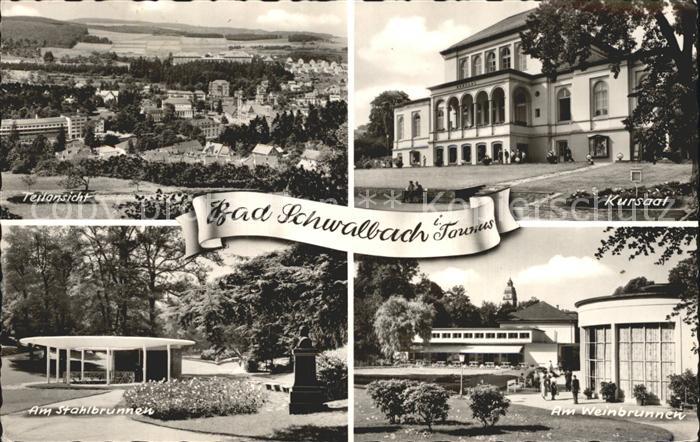 Bad Schwalbach Kursaal Weinbrunnen Stahlbrunnen